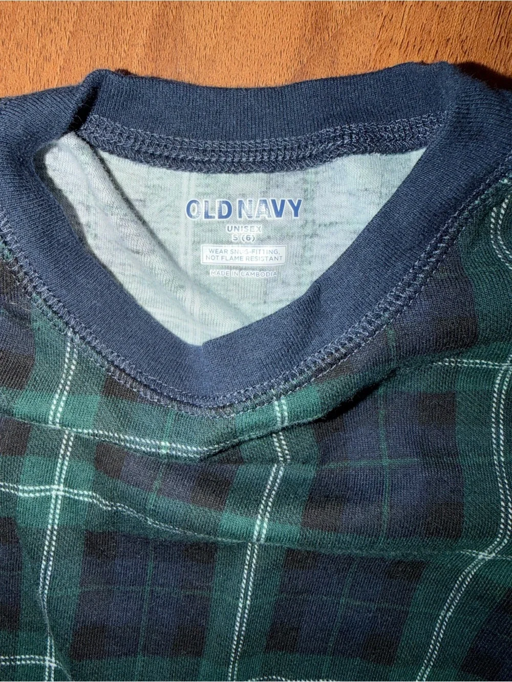 Old Navy Kids Plaid Pajama Set, 6
